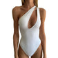 Style INS Fashion Women's Sexy Off-the-Shoulder Hollow-out Fitted Solid Color Jumpsuit eprolo