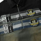 Embroidered sweatshirt with washed collar polo shirt eprolo