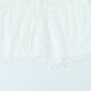 Ruffle Hem High Waist Slim Elastic Waist Skirt
