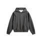 Retro Simple Loose Hooded Cardigan Sweatshirt