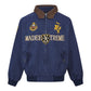 Vintage Street Style Detroit Embroidered Jacket for Men
