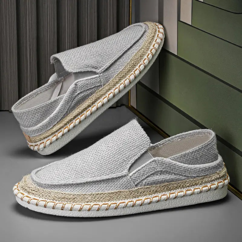 Fisherman Shoes Men's Breathable Cloth Shoes Hanfu Shoes Men's Casual Slip-On Loafers Driving Old Beijing Cloth Shoes eprolo