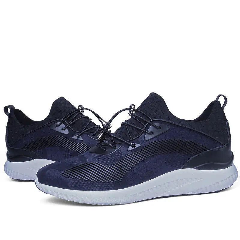 Internal height increasing men's shoes 8CM sports shoes with thick sole and no lace up invisible height increasing shoes eprolo