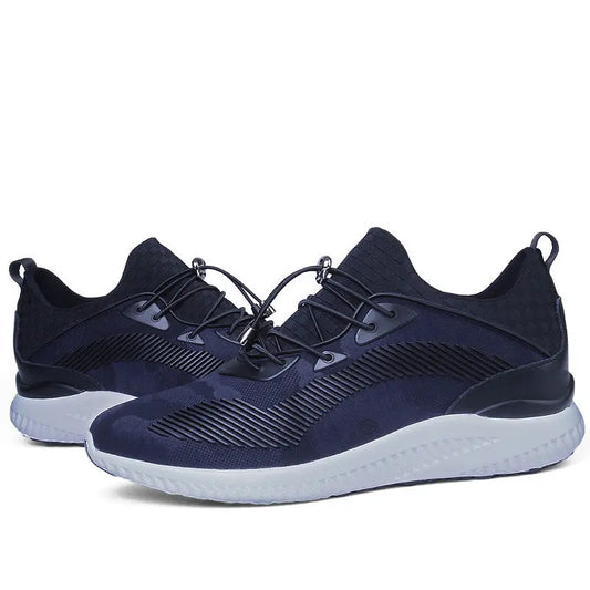 Internal height increasing men's shoes 8CM sports shoes with thick sole and no lace up invisible height increasing shoes eprolo