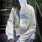 Loose women's hoodie Y2k oversized floral embroidery pattern zipper hoodie eprolo