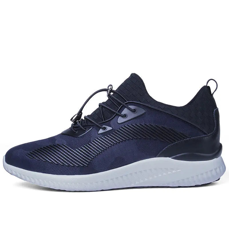 Internal height increasing men's shoes 8CM sports shoes with thick sole and no lace up invisible height increasing shoes eprolo