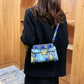 PU Leather Snakeskin Print Crossbody Bag eprolo