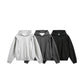 Retro Simple Loose Hooded Cardigan Sweatshirt