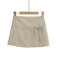 High-Waist Bow Tie Bandage Pencil Skirt