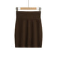 Wide Waist Elastic Fitted Body-Shaping Pencil Skirt
