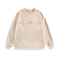 Retro Simple Versatile Loose Crewneck Sweatshirt