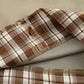 Modish  Street Style Plaid Splicing Fake Two-Piece Loose Hoodie