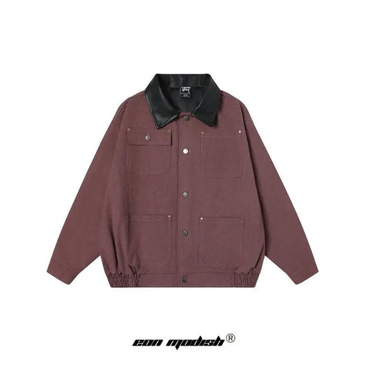 Street Style Contrast Color Jacket eprolo