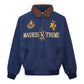 Vintage Street Style Detroit Embroidered Jacket for Men