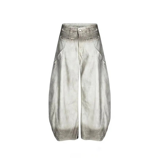 Street Style Gradient Loose Casual Trousers